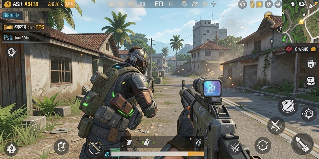 Tampilan gameplay seru dalam ASIA918 dengan aksi TPS yang mendebarkan.