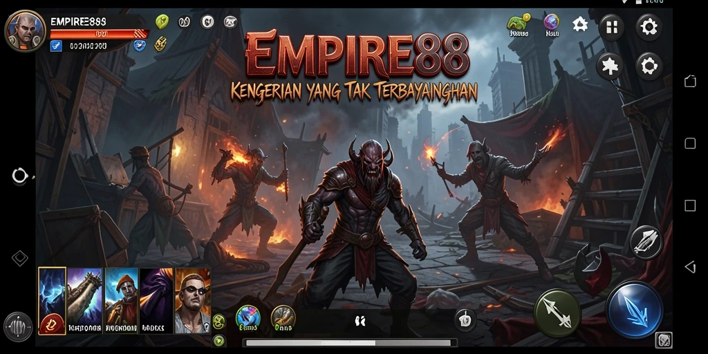 Tangkapan layar gameplay EMPIRE88 menampilkan suasana menyeramkan dan penuh ketegangan.