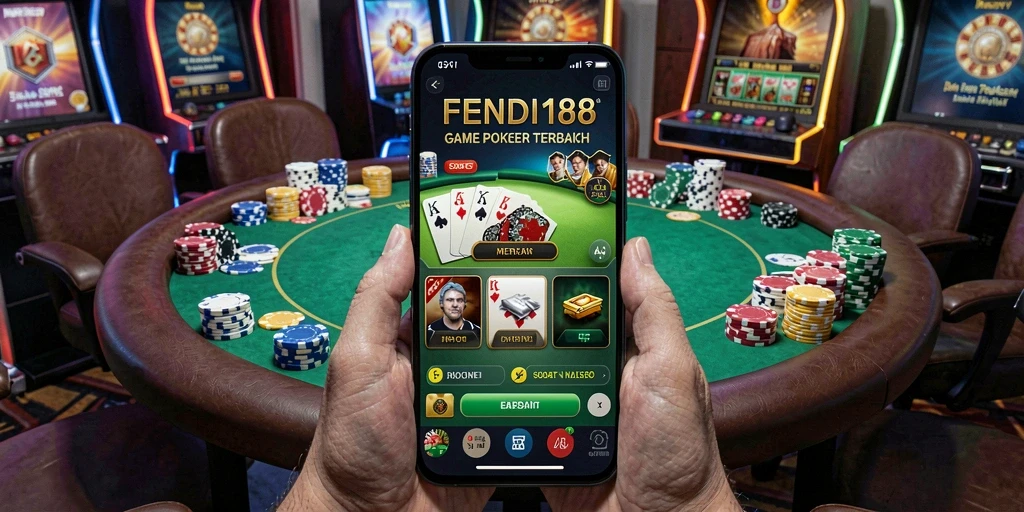 Tampilan menarik saat bermain Poker di FENDI188.