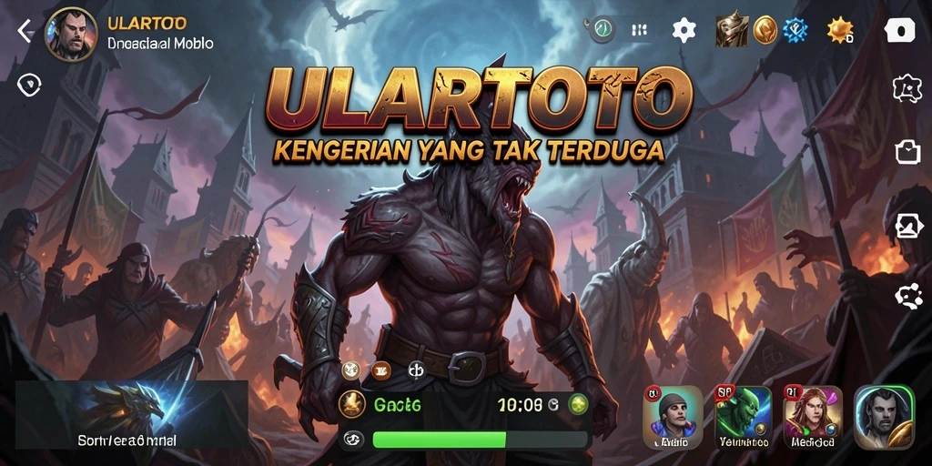 Screenshot ULARTOTO menampilkan momen menegangkan dalam gameplay horor.