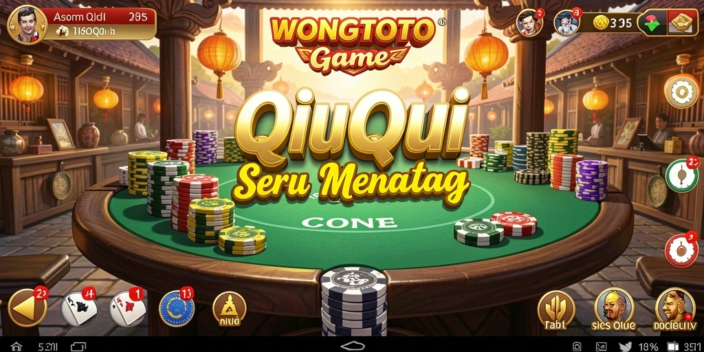 Tampilan gameplay seru WONGTOTO QiuQiu