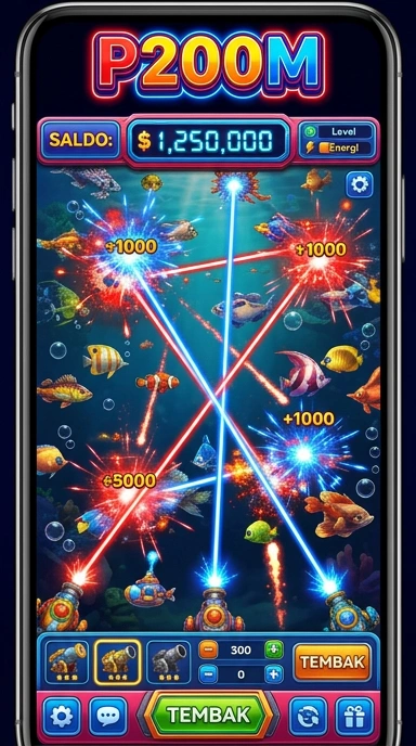 Screenshot p200m menunjukkan berbagai kategori aplikasi yang tersedia.