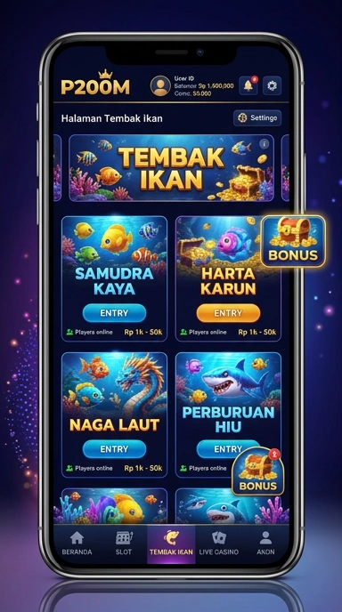 Proses unduh aplikasi di p200m yang cepat dan mudah.